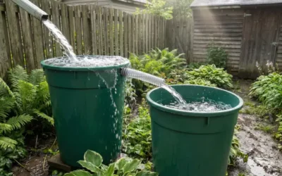 Regentonnen verbinden: Mehr Wasser speichern